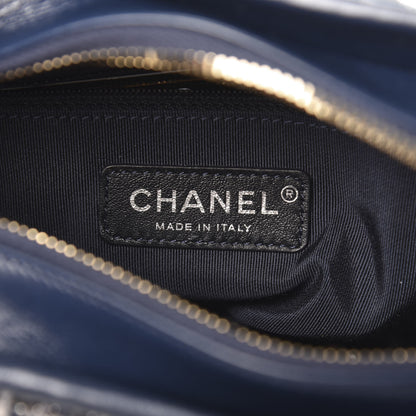 Chanel Tweed Calfskin Small Gabrielle Hobo Blue 6 of 10