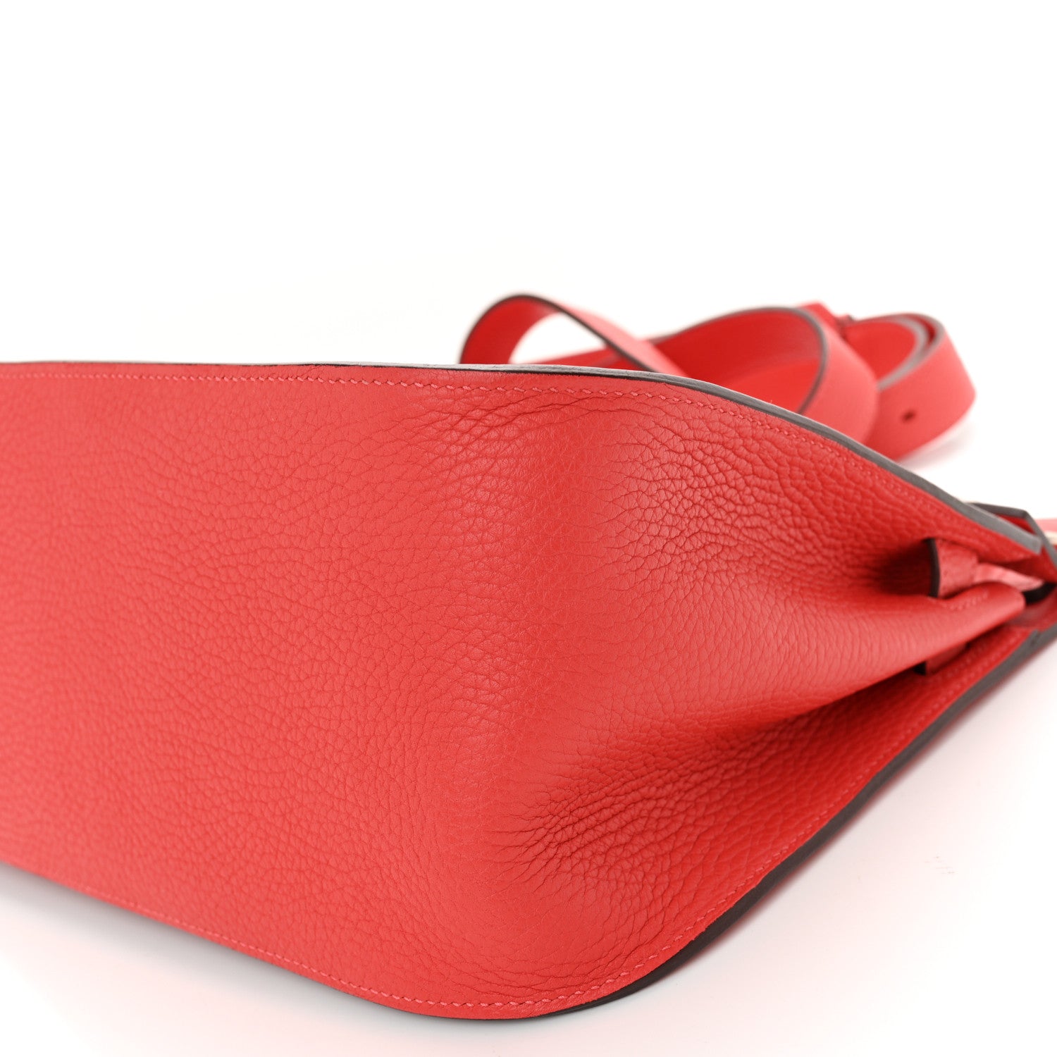 Hermes Taurillon Clemence Jypsiere 28 Rouge Pivoine 10 of 14