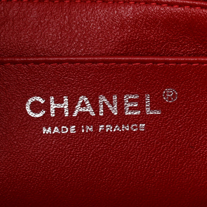 Chanel Lambskin Quilted Mini Rectangular Flap Red 6 of 11