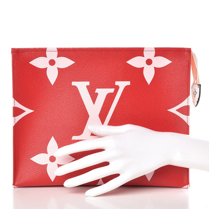 Louis Vuitton Monogram Giant Toiletry Pouch 26 Rouge 2 of 9