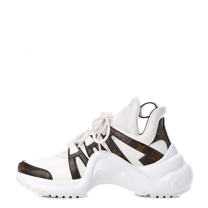 Louis Vuitton Patent Monogram LV Archlight Sneakers 40 White 1 of 14