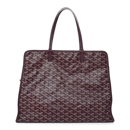 Goyard Goyardine Sac Hardy Pet Carrier PM Burgundy 1 of 15