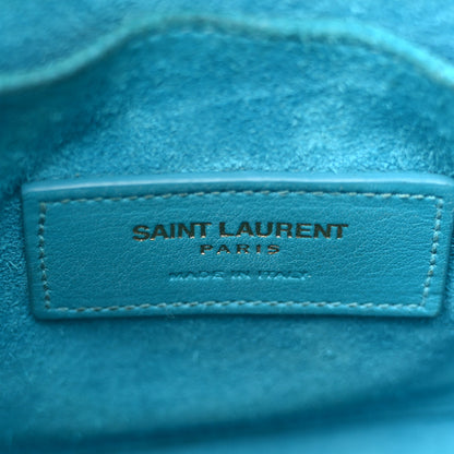 Saint Laurent Calfskin Nano Sac De Jour Turquoise 10 of 33