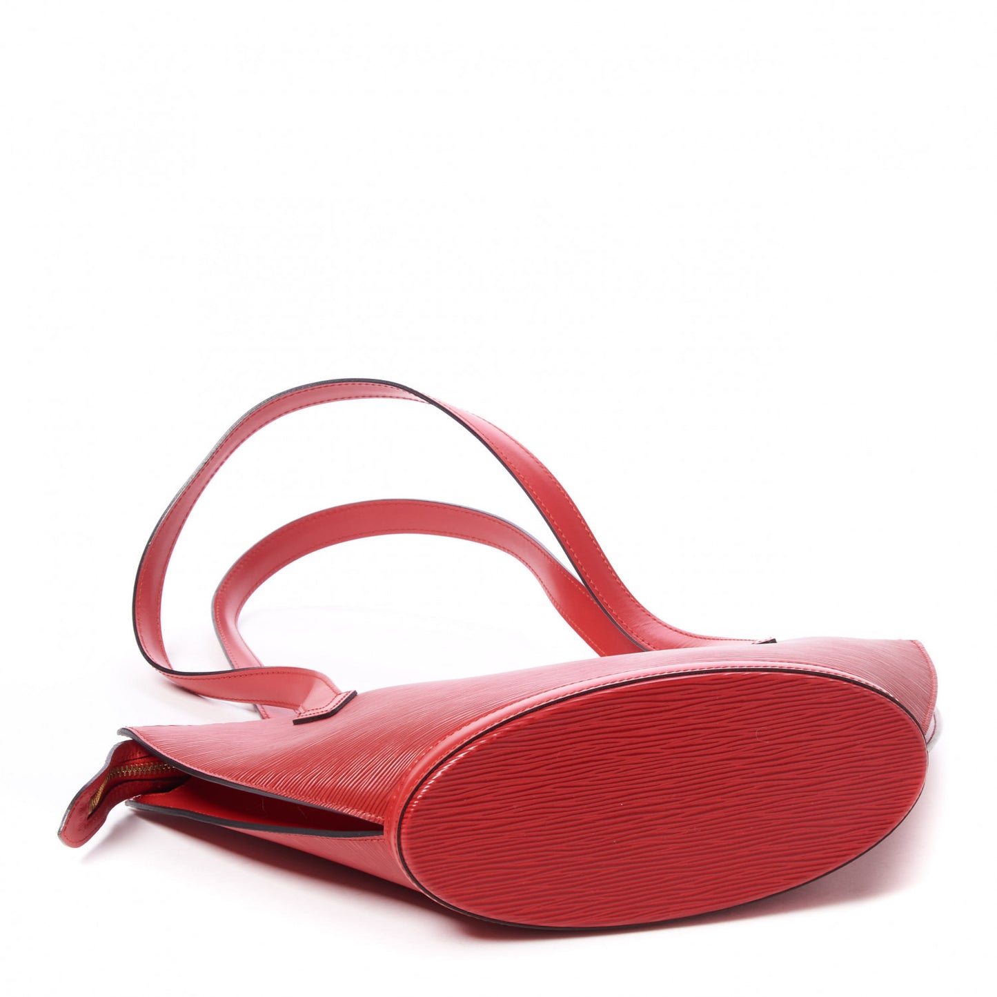 Epi Saint Jacques PM Long Straps Red