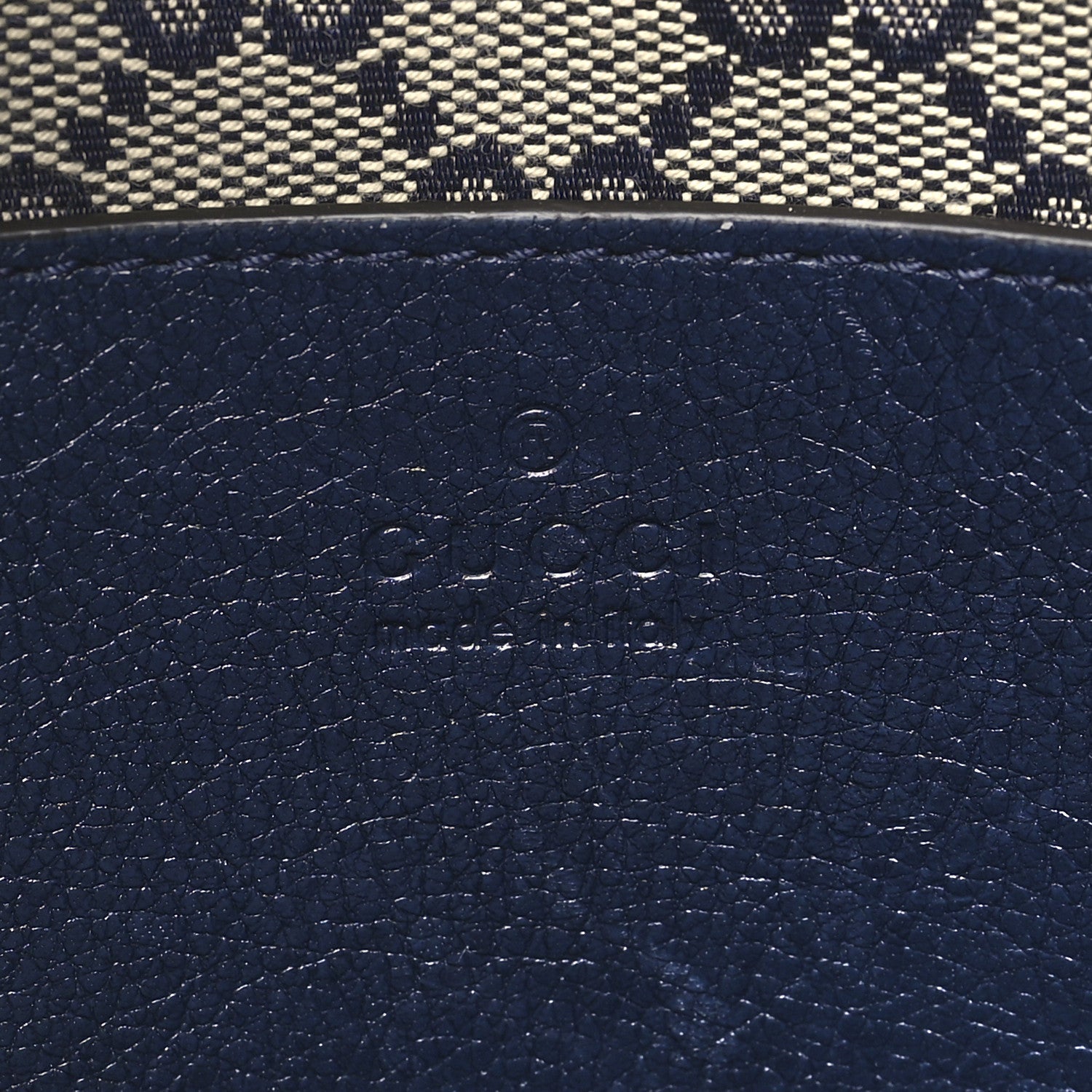 Gucci Piuma Lux Energy Web Monochrome Double G Crossbody Bag Blue Agata 6 of 10