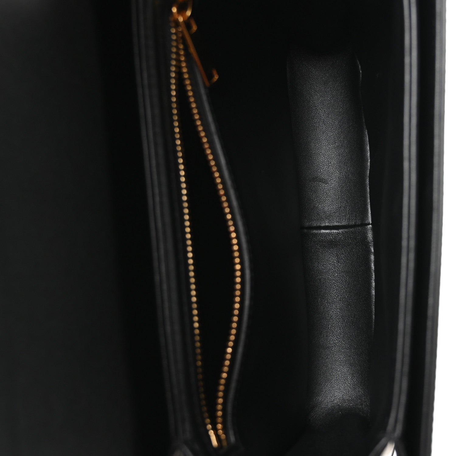 Celine Shiny Calfskin Teen Triomphe Black 5 of 12