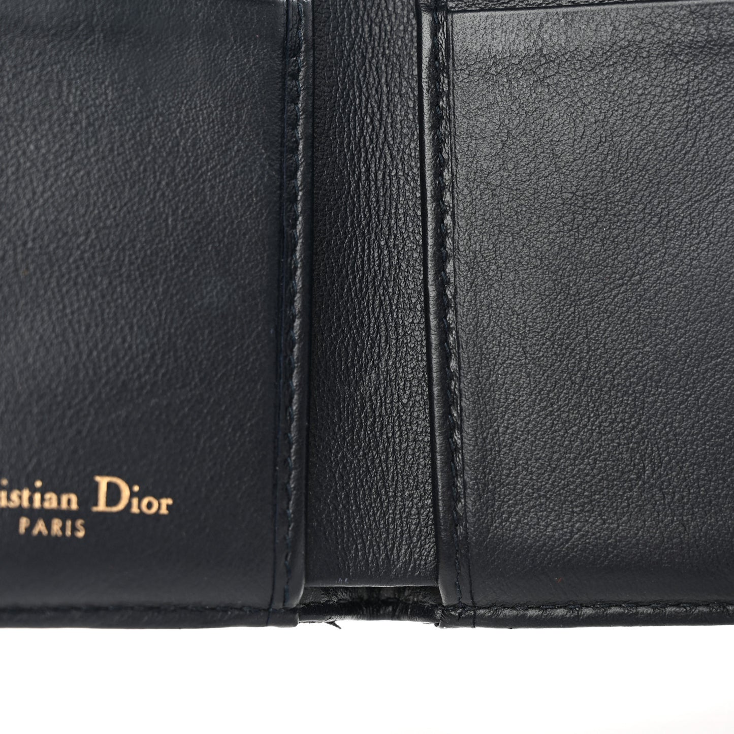 Oblique Saddle Lotus Wallet Blue