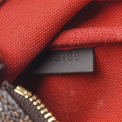 Louis Vuitton Damier Ebene 2019 Christmas Animation Mini Pochette Accessories Red 7 of 7