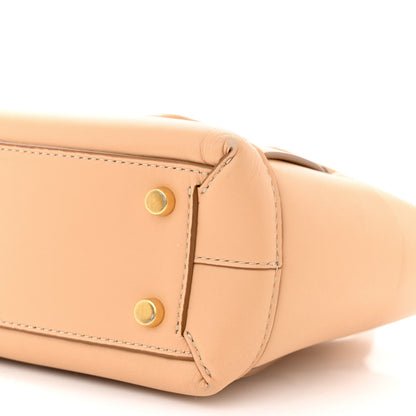 Bottega Veneta French Calfskin Maxi Intrecciato Mini Arco Nude 10 of 11