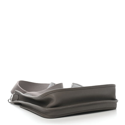 Hermes Taurillon Clemence Evelyne III PM Etain 4 of 9