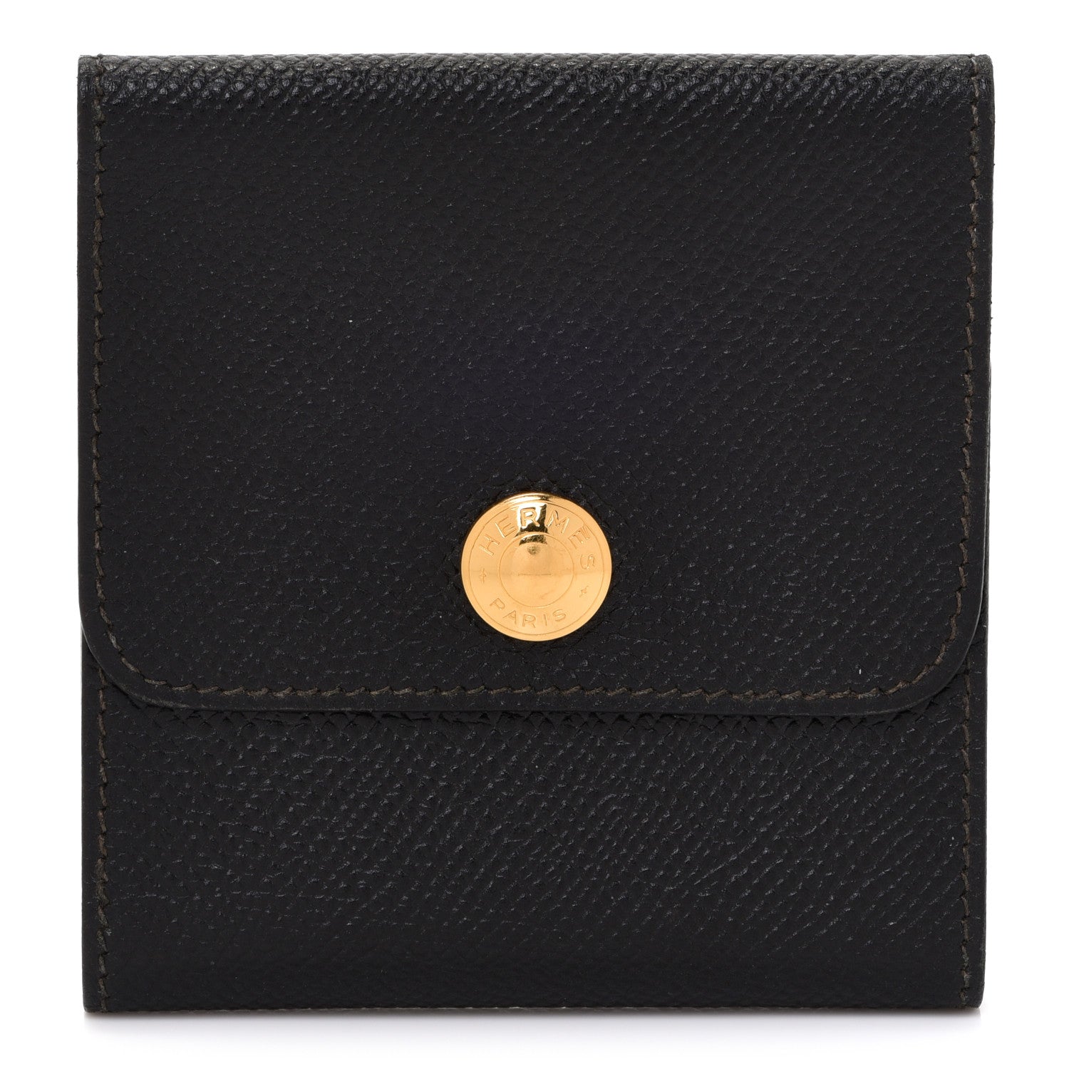 Hermes Courchevel Post It Notepad Holder GM Black 1 of 6