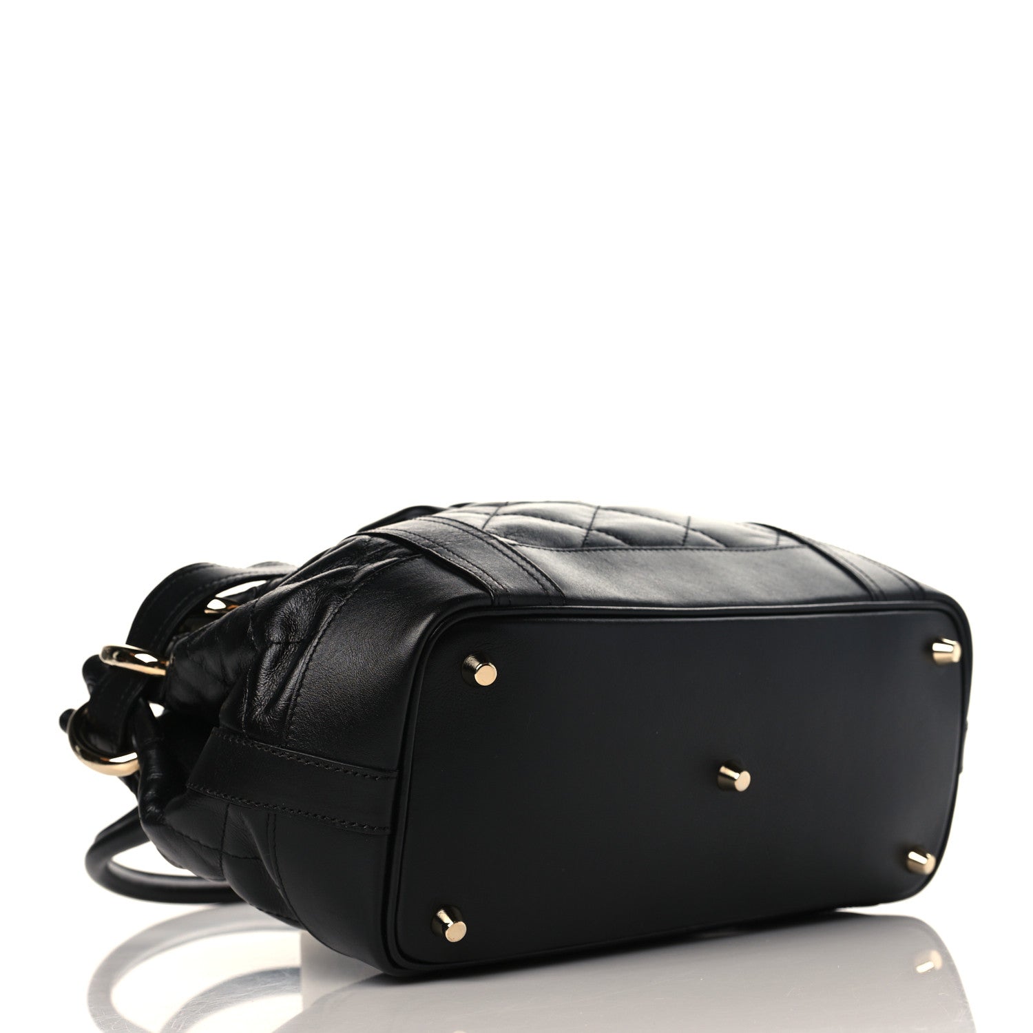Burberry Calfskin Quilted Baby Beaton Black 4 of 8