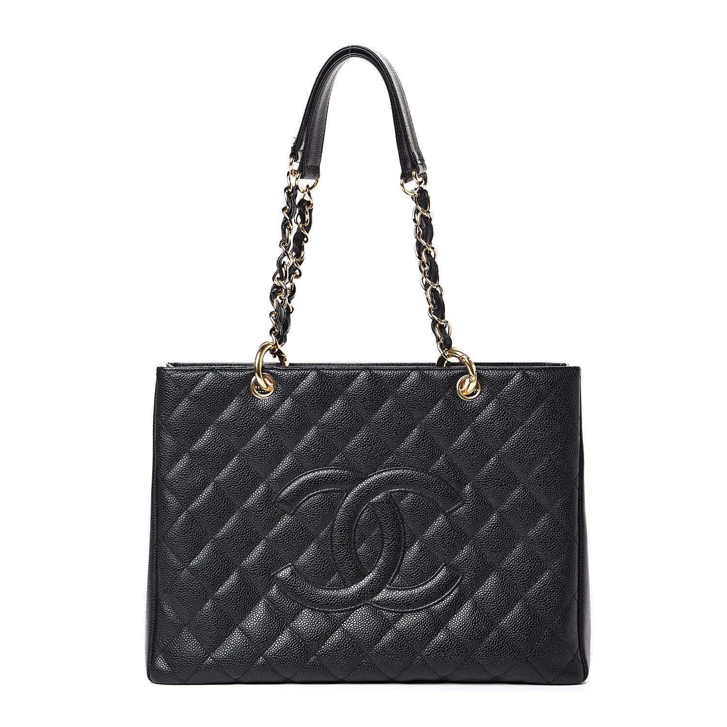 Chanel Caviar Quilted Grand Shopping Tote GST Black 1 of 13