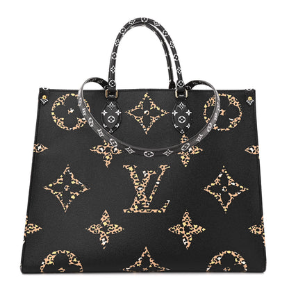 Louis Vuitton Monogram Giant Jungle Onthego GM Black 1 of 12