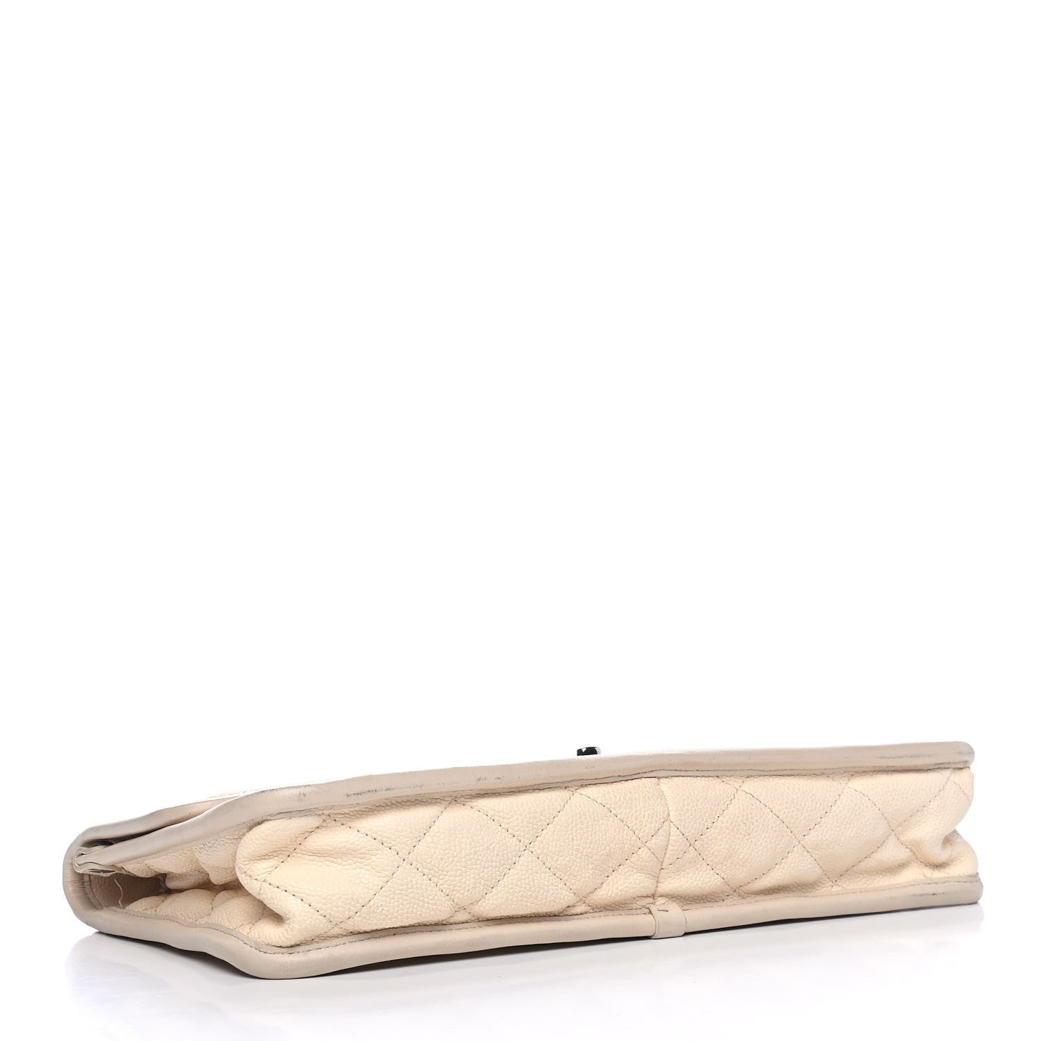 Chanel Caviar Quilted Large French Riviera Flap Beige 3 of 5
