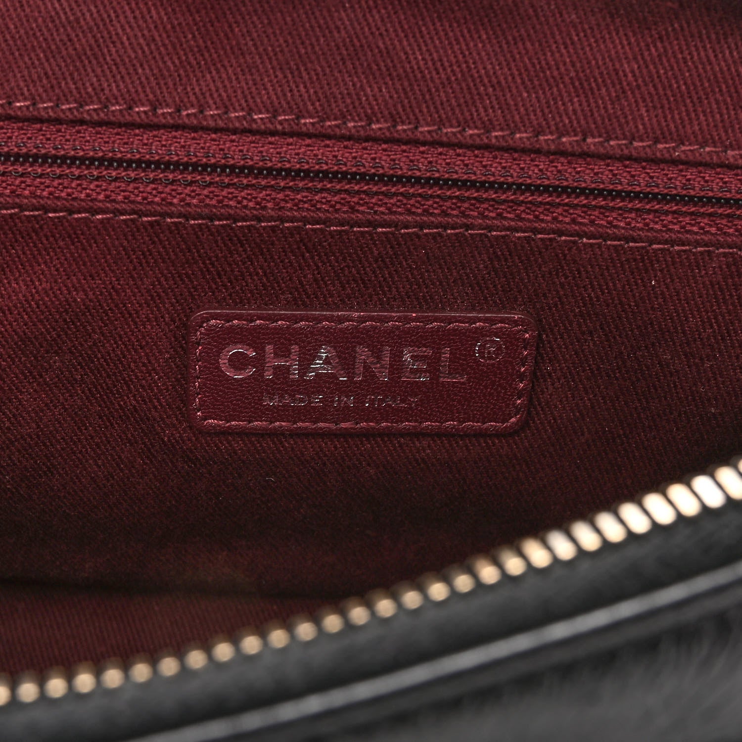 Chanel Glazed Calfskin Quilted Medium Duo Color Flap Black 6 of 10