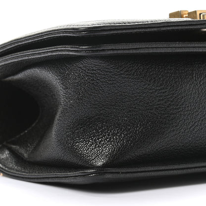 Chanel Caviar Chevron Quilted Small Boy Flap Black 8 of 10