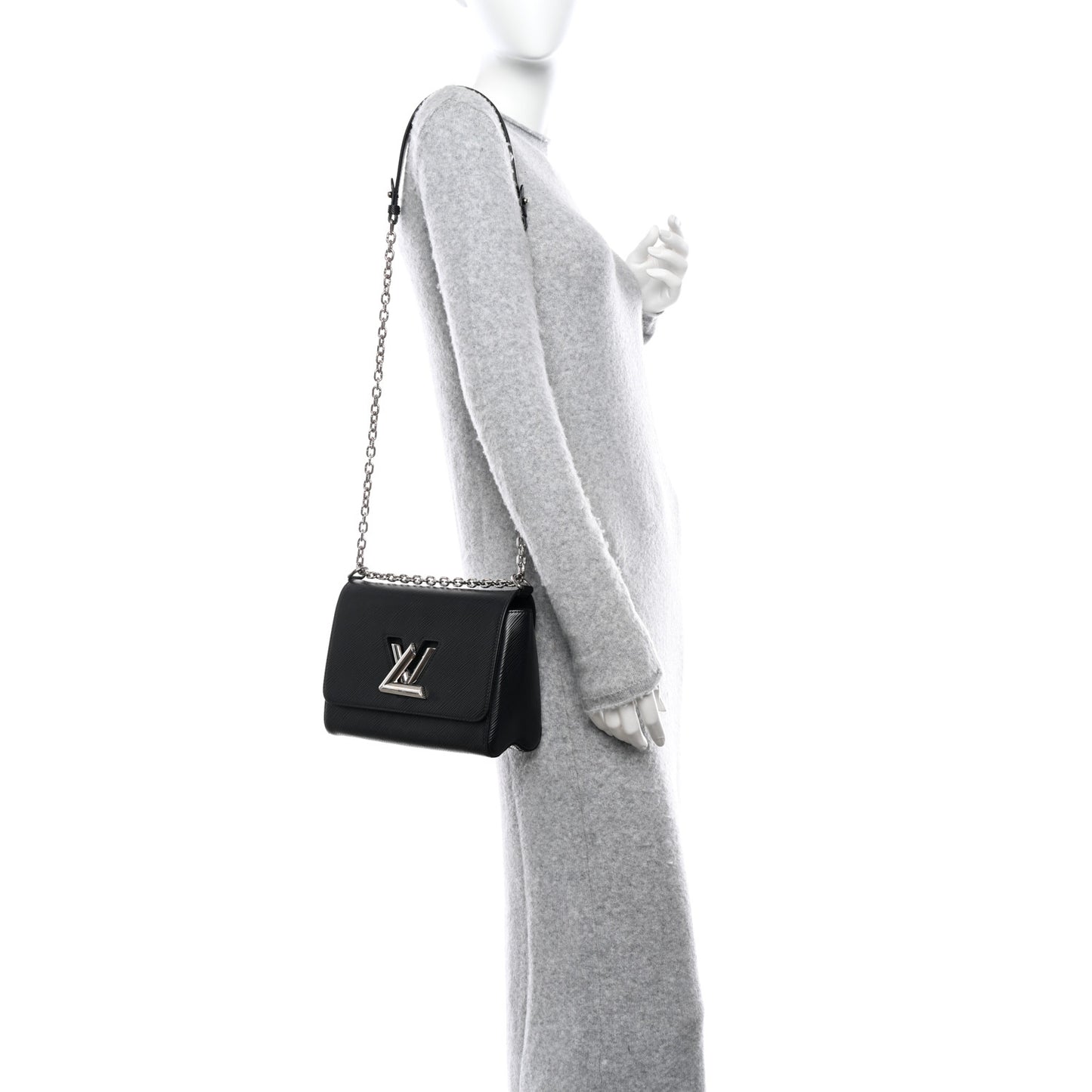 Epi Twist Shoulder Bag MM Black