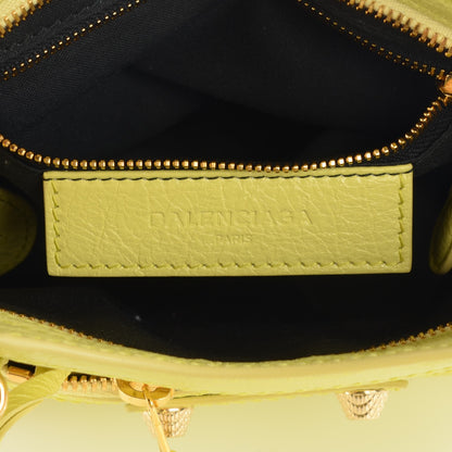 Balenciaga Agneau Giant 12 Gold Hardware Mini City Jaune Citronnade 5 of 8