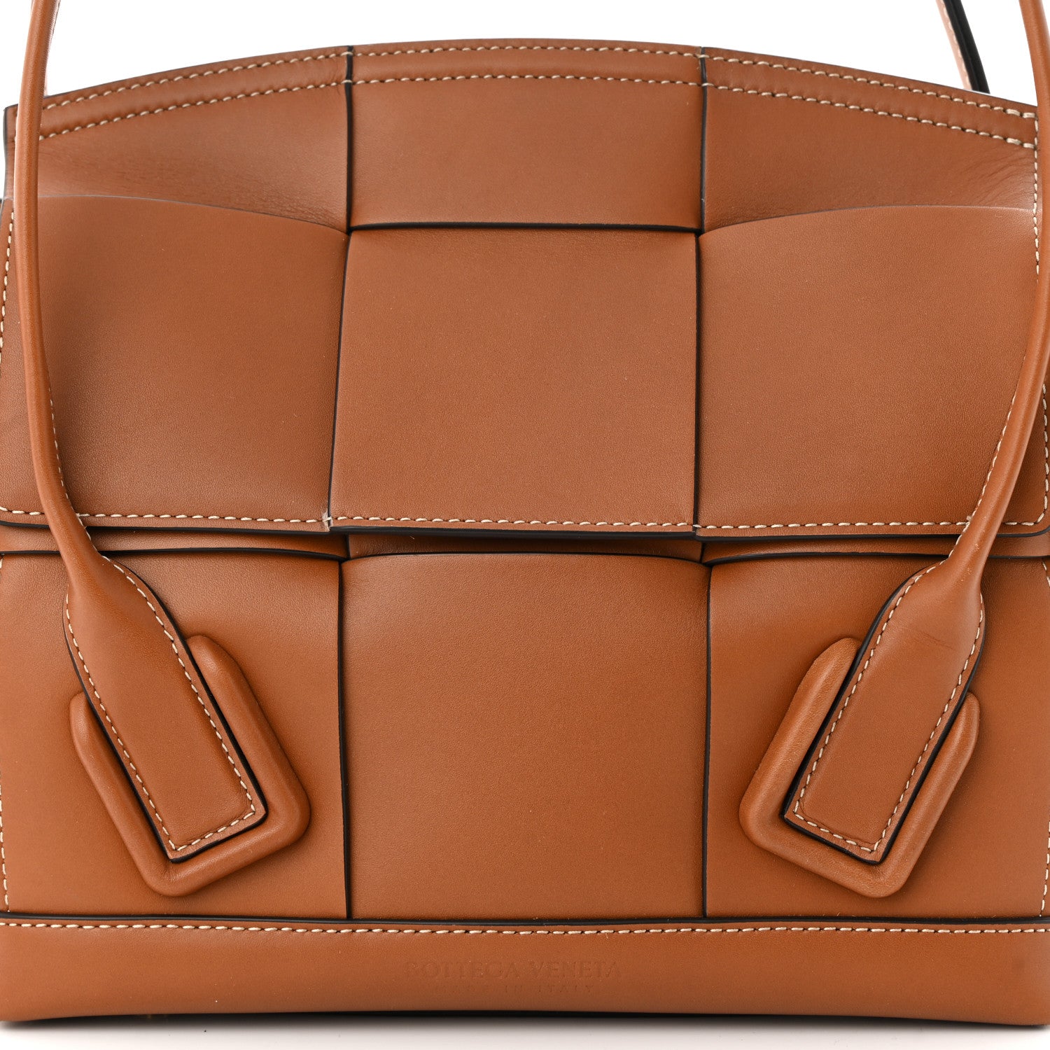 Bottega Veneta French Calfskin Maxi Intrecciato Arco 33 Wood 8 of 10