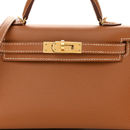 Hermes Epsom Mini Kelly Sellier 20 Gold 8 of 16