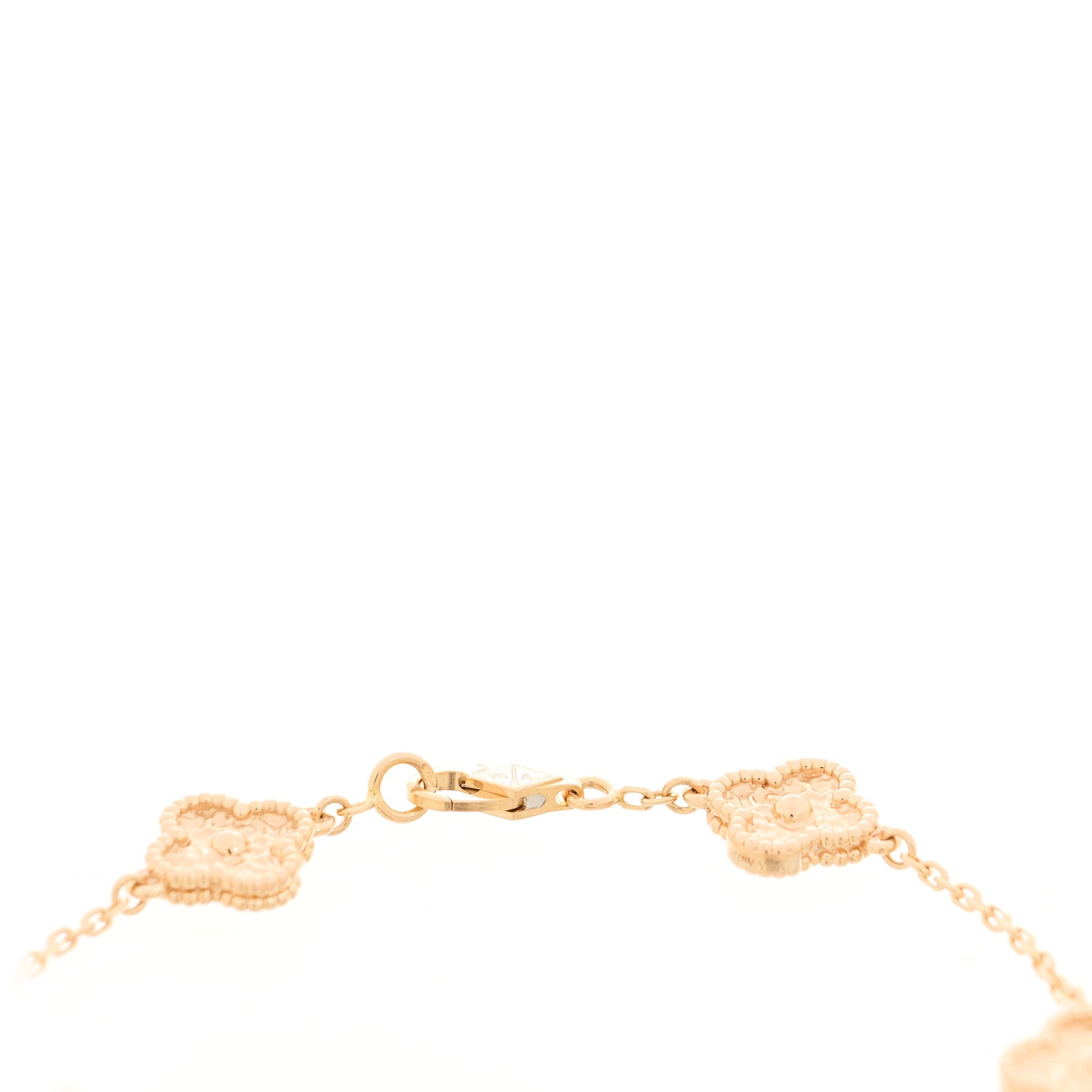 Van Cleef & Arpels 18K Rose Gold 6 Motifs Sweet Alhambra Bracelet 3 of 6