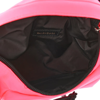 Balenciaga Textured Sport Nylon Logo Wheel Belt Bag Acid Pink 5 of 9