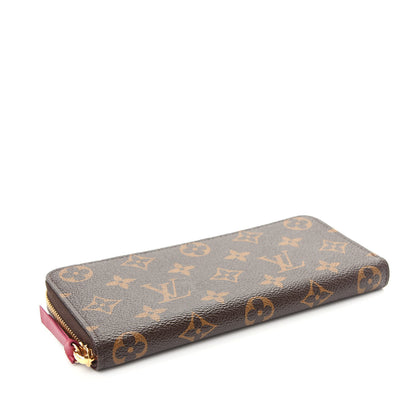 Louis Vuitton Monogram Clemence Wallet Fuchsia 4 of 8