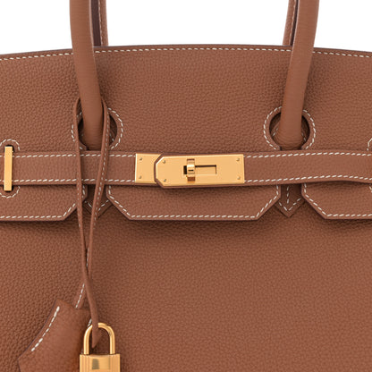 Hermes Togo BIRKIN 35 Gold 8 of 12