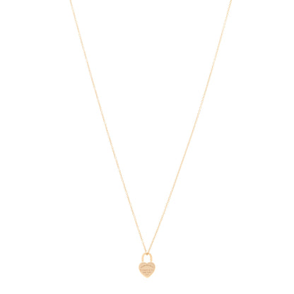 Tiffany 18K Yellow Gold Return to Tiffany Heart Lock Pendant Necklace 1 of 6