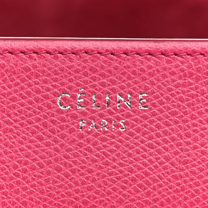 Celine Grained Calfskin Medium Phantom Luggage Fuchsia 11 of 21