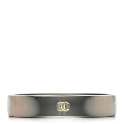 Chanel Resin Gradient CC Bangle Black Rose 3 of 5