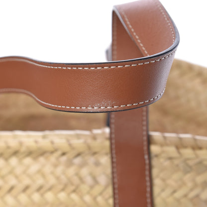 Loewe Raffia Basket Tote Bag Natural Tan 12 of 14