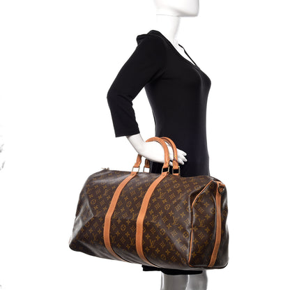 Louis Vuitton Monogram Keepall Bandouliere 50 2 of 13