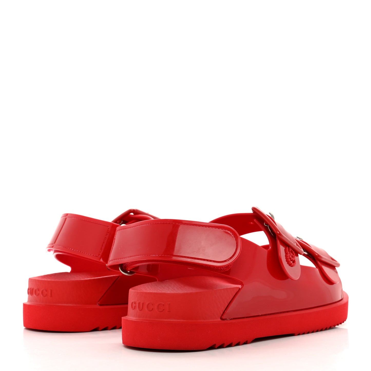 Rubber Mini Double G Womens Isla Dad Sandals 34 Maple Red