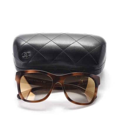 Chanel Acetate Mirrored Runway Square Sunglasses 5380 Dark Tortoise 7 of 7