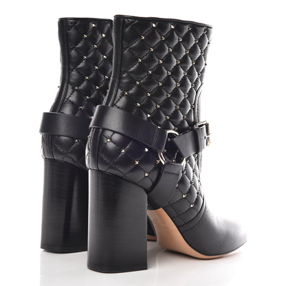 Valentino Garavani Nappa Rockstud Spike 90mm Ankle Boots 36.5 Black 4 of 9