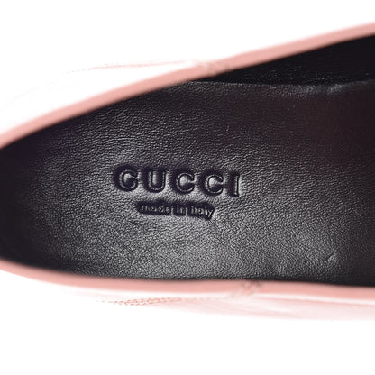 Gucci Lambskin Womens Brixton Horsebit Loafers 37.5 Perfect Pink 7 of 12