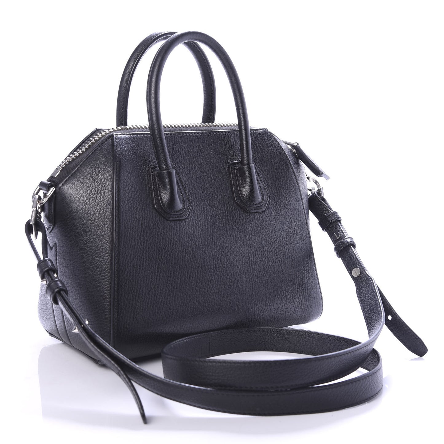 Sugar Goatskin Mini Antigona Black
