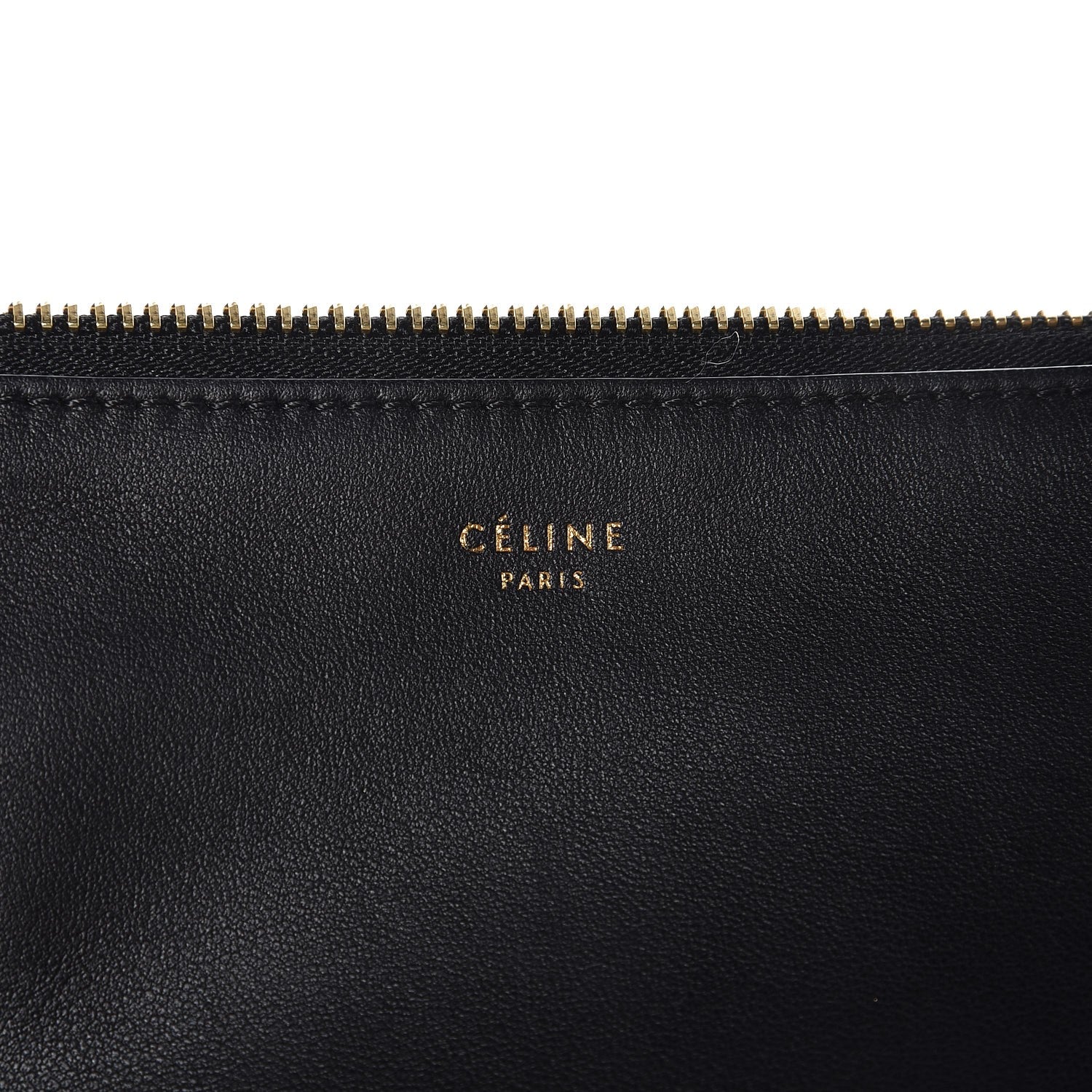 Celine Lambskin Small Trio Crossbody Bag Black 9 of 9