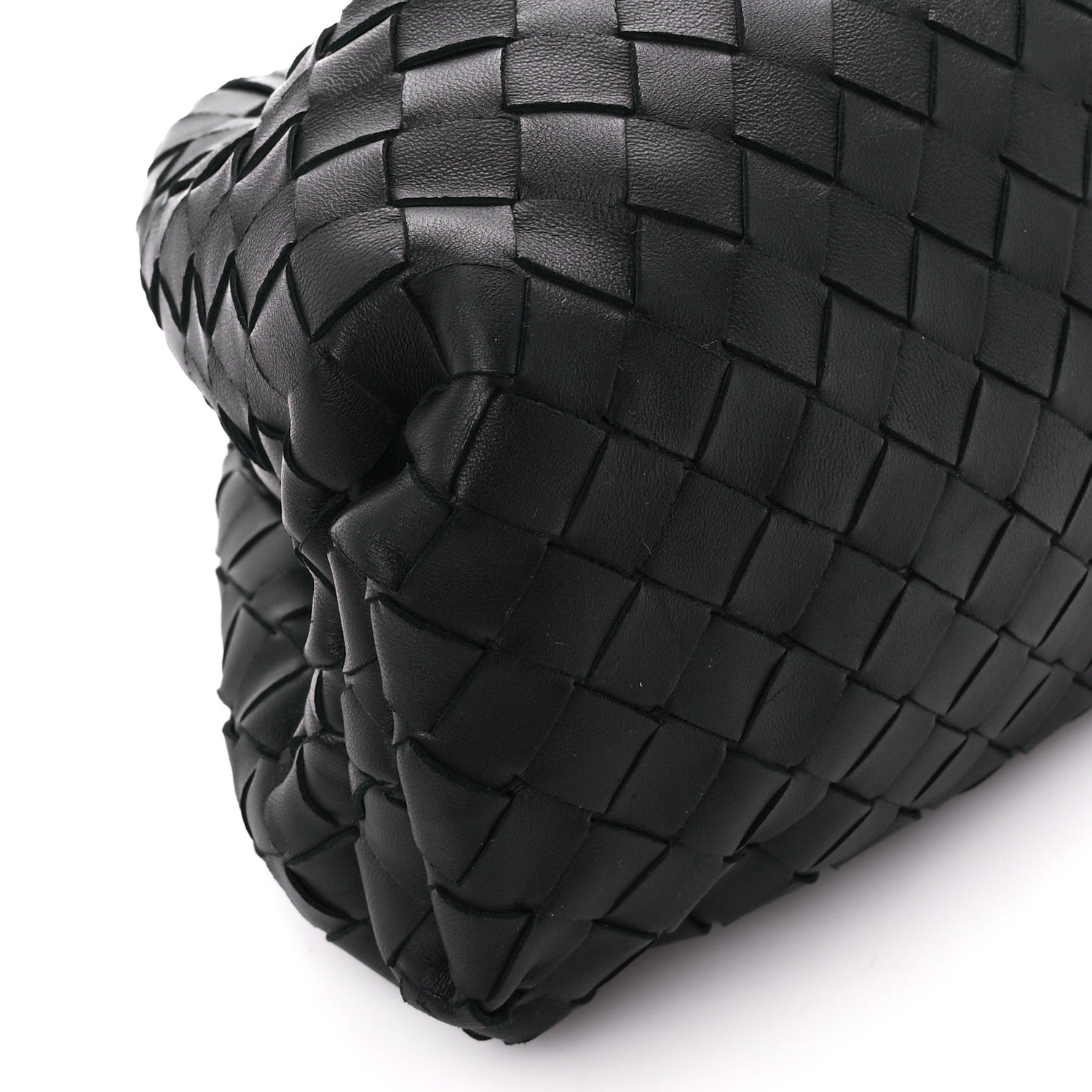 Bottega Veneta Nappa Maxi Intreccio The Pouch Oversized Clutch Black 11 of 11