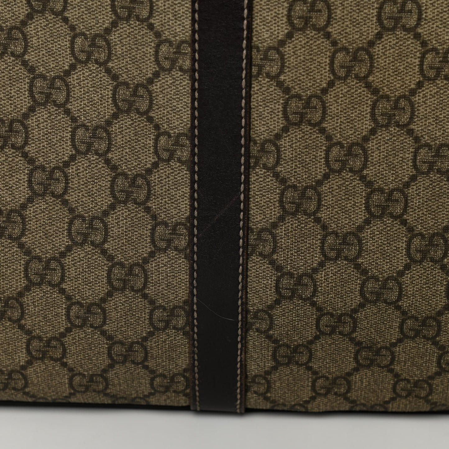 GG Plus Monogram Briefcase Dark Brown