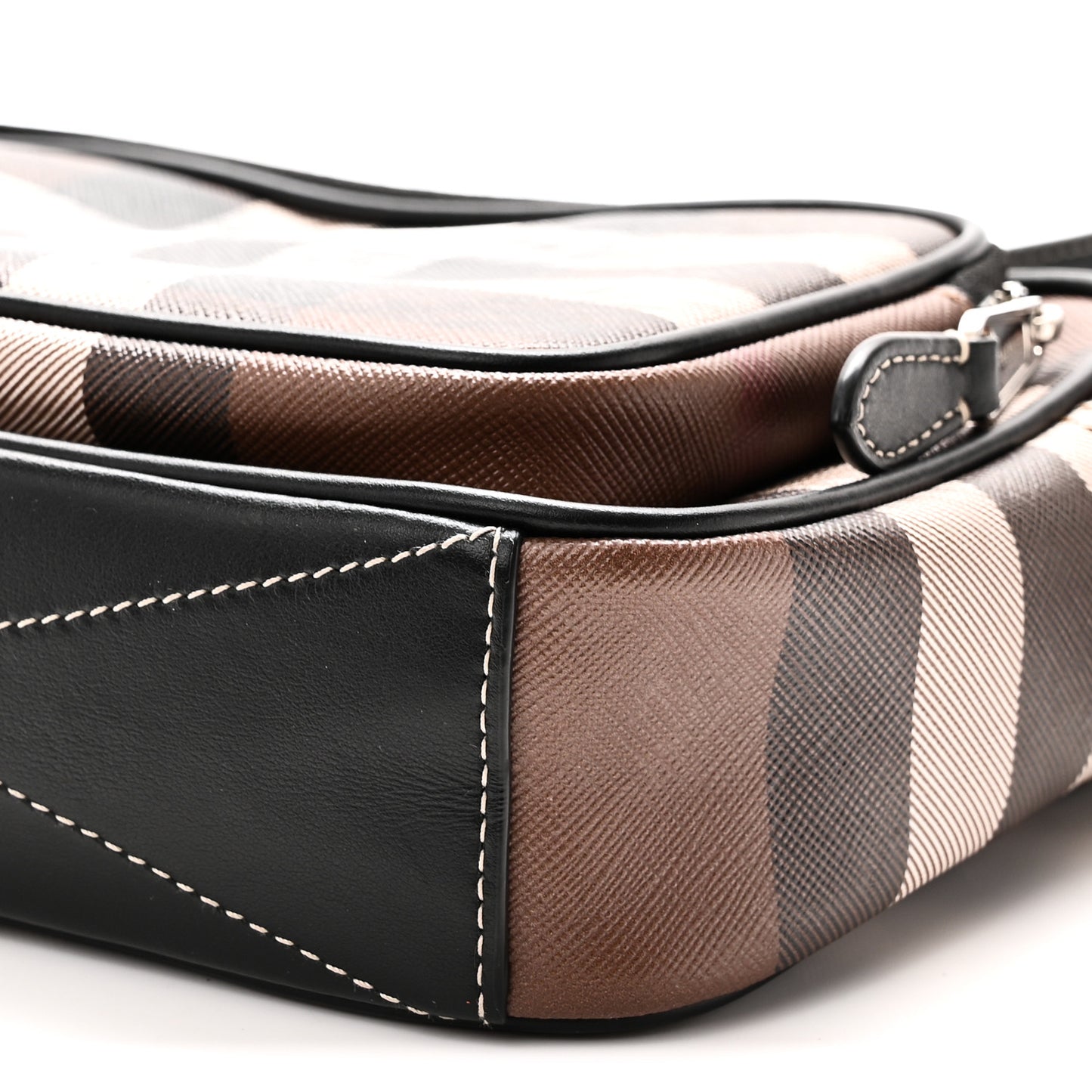 Canvas Check Paddy Messenger Birch Brown