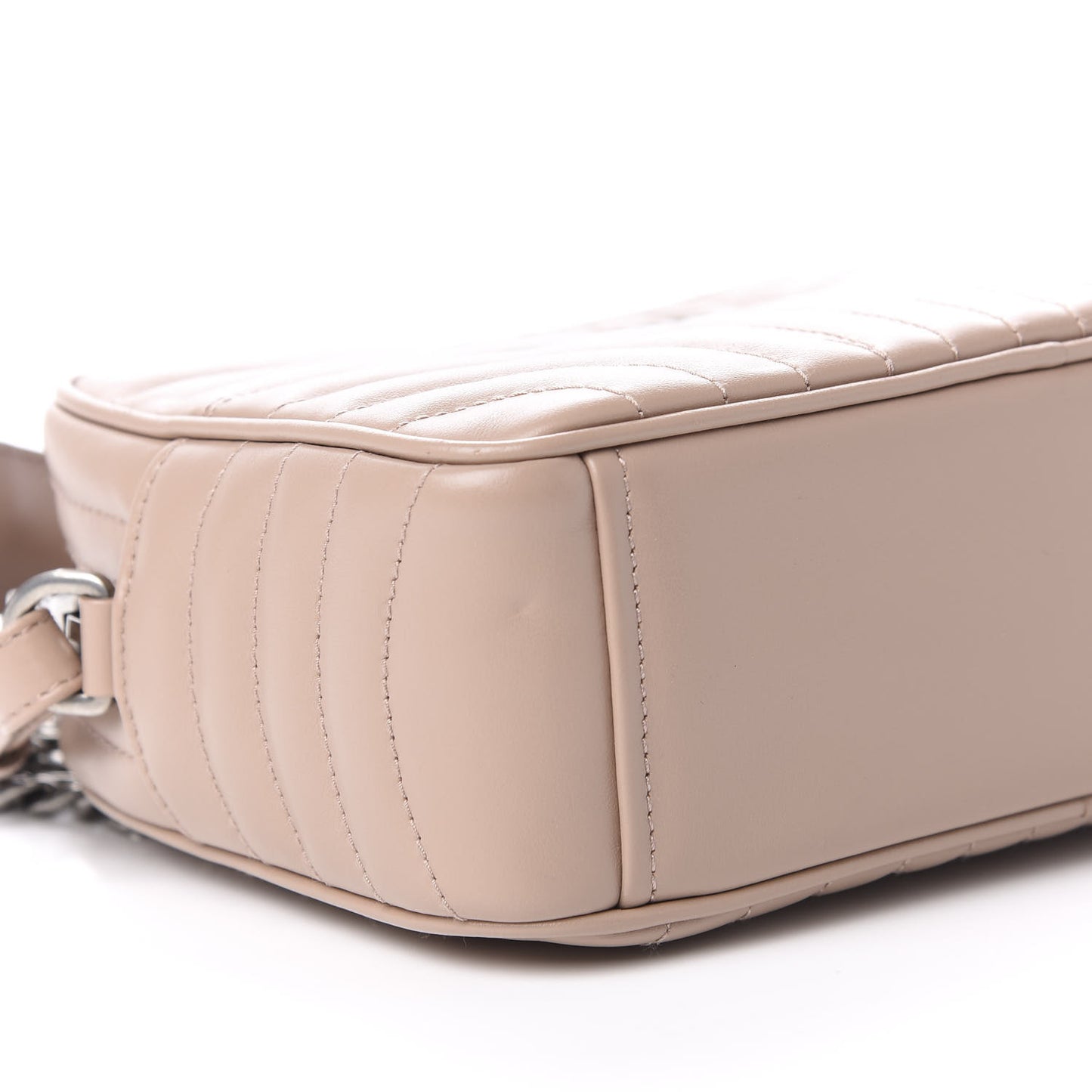 Soft Calfskin Diagramme Crossbody Bag Cipria