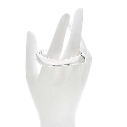 Tiffany Sterling Silver Elsa Peretti Swirl Cuff Bracelet 2 of 5