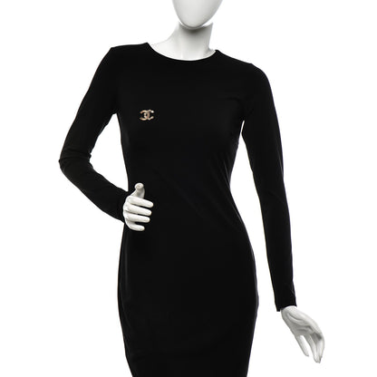 Chanel Baguette Crystal CC Brooch Gold Beige 2 of 4