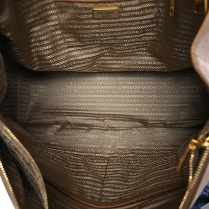Prada Saffiano Lux Extra Large Galleria Double Zip Tote Caramel 5 of 10