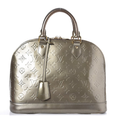 Louis Vuitton Vernis Alma PM Gris Art Deco 1 of 23