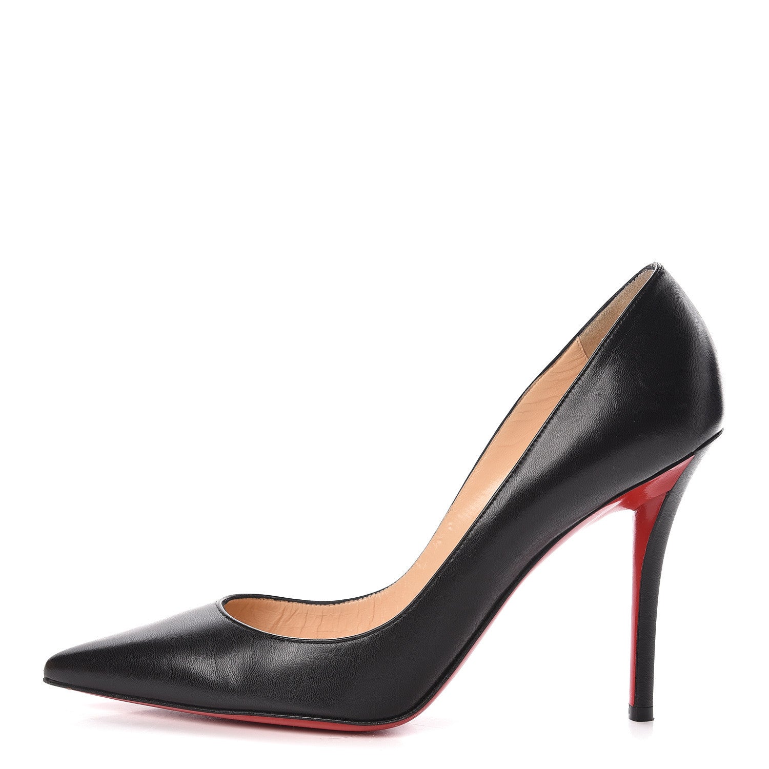 Christian Louboutin Kid Apostrophy 100 Pumps 39.5 Black 1 of 11