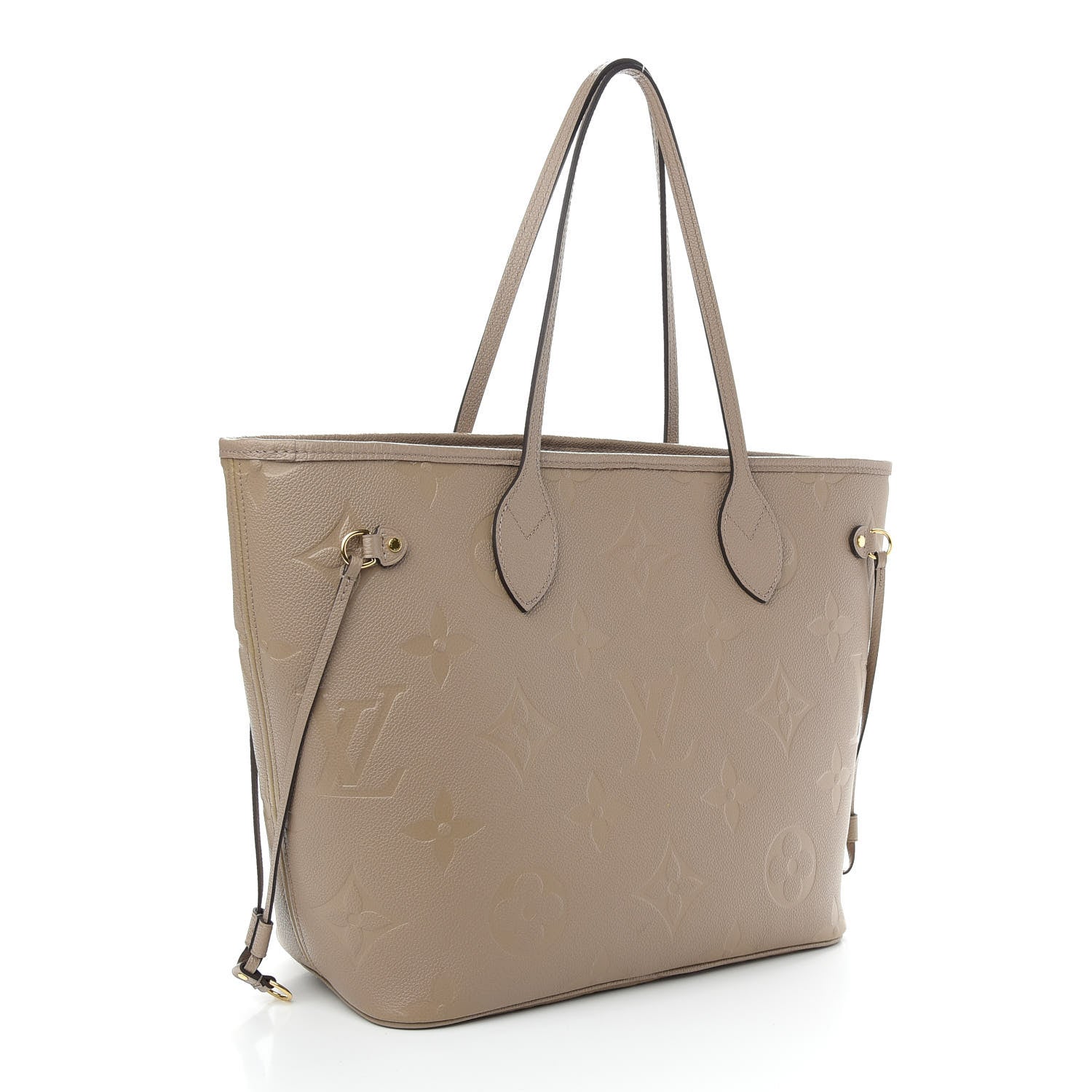 Louis Vuitton Empreinte Monogram Giant Neverfull MM Tourterelle 3 of 8
